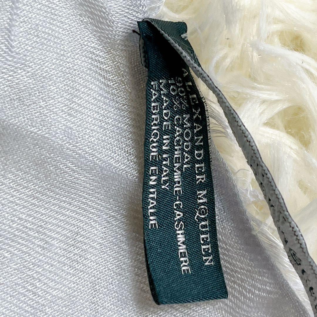 極美品✨ Alexander McQUEEN スカーフ大判 ドクロ スカル シ