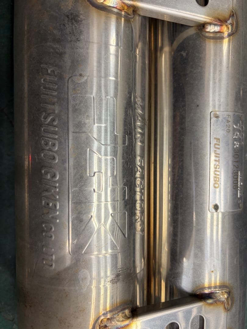 フジツボ　zn6 zc6 マフラー　フロントパイプ　86 BRZ GR86