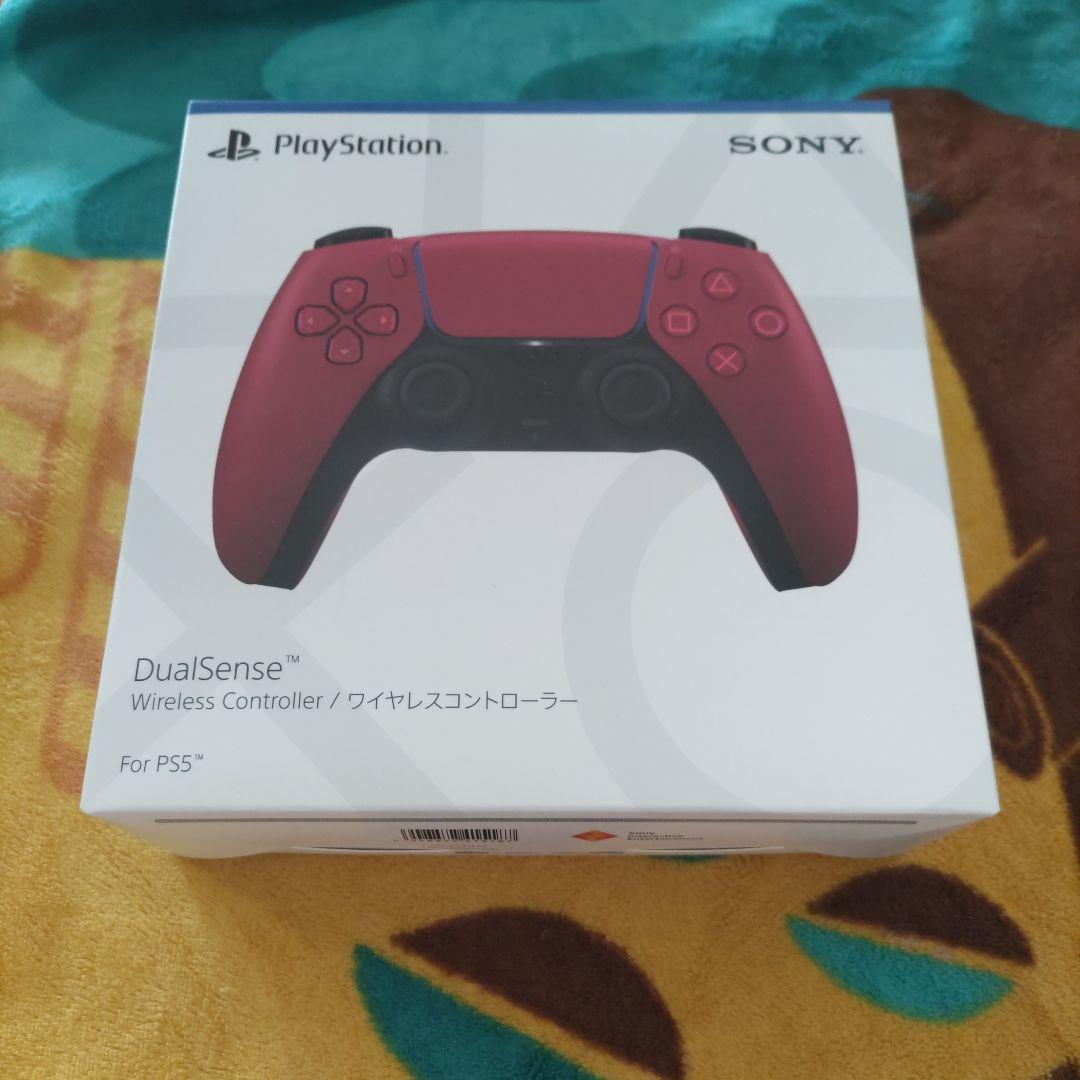 【注意有り】【未開封】【純正】PS5 DualSense コズミックレッド