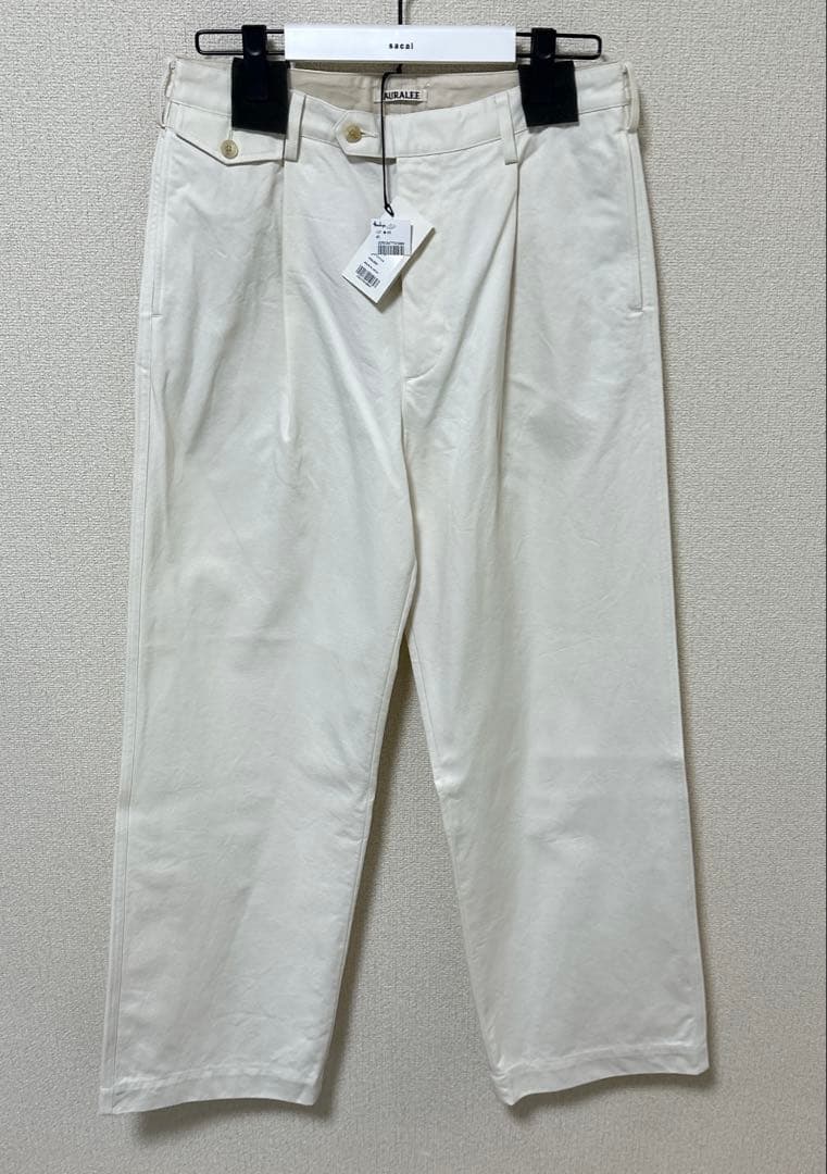 パンツ 25SS WASHED FINX CHINO ONE-TUCK PANTS 4