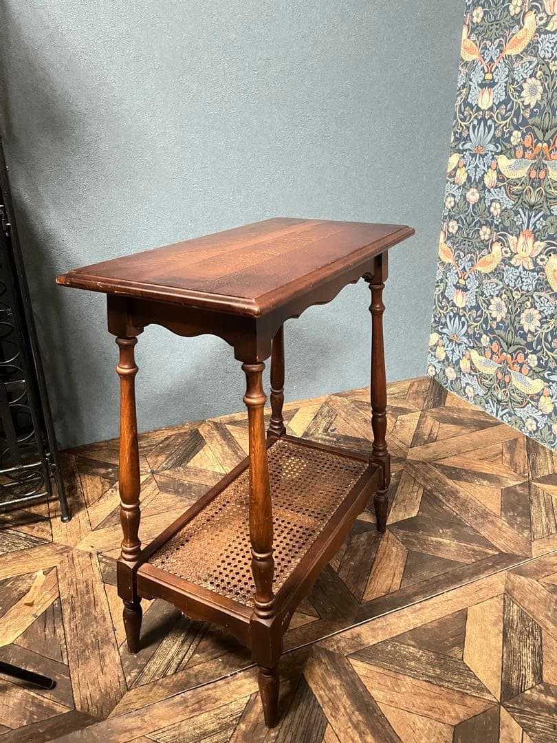 カリモク オールドカリモク サイドテーブル 花台 インテリア 昭和レトロ