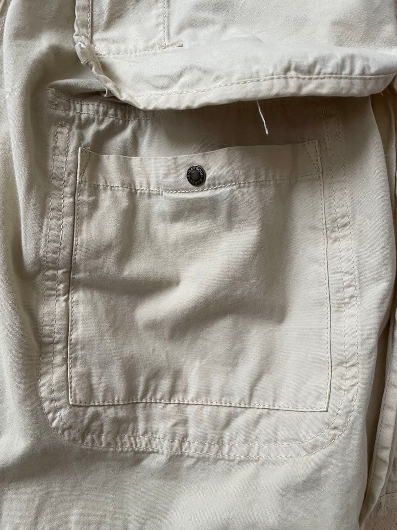 B*）様 Barbour ベージュ ジャケット ガーメントダイ