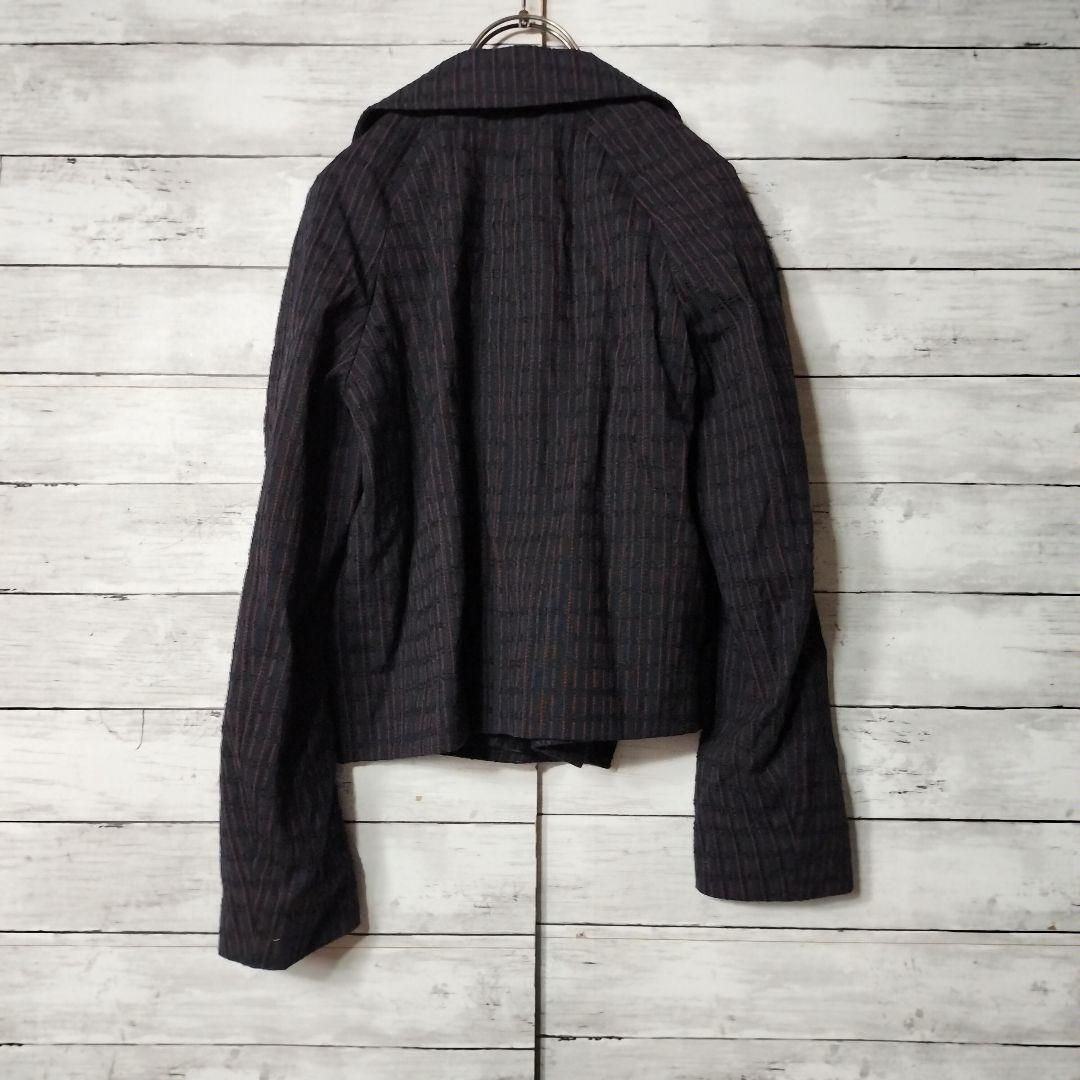 ドリスヴァンノッテン ショート丈テーラードジャケット 1B ウールコットン