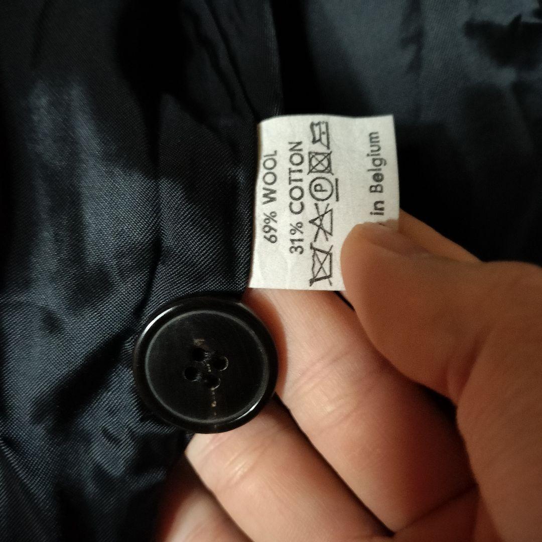 ドリスヴァンノッテン ショート丈テーラードジャケット 1B ウールコットン