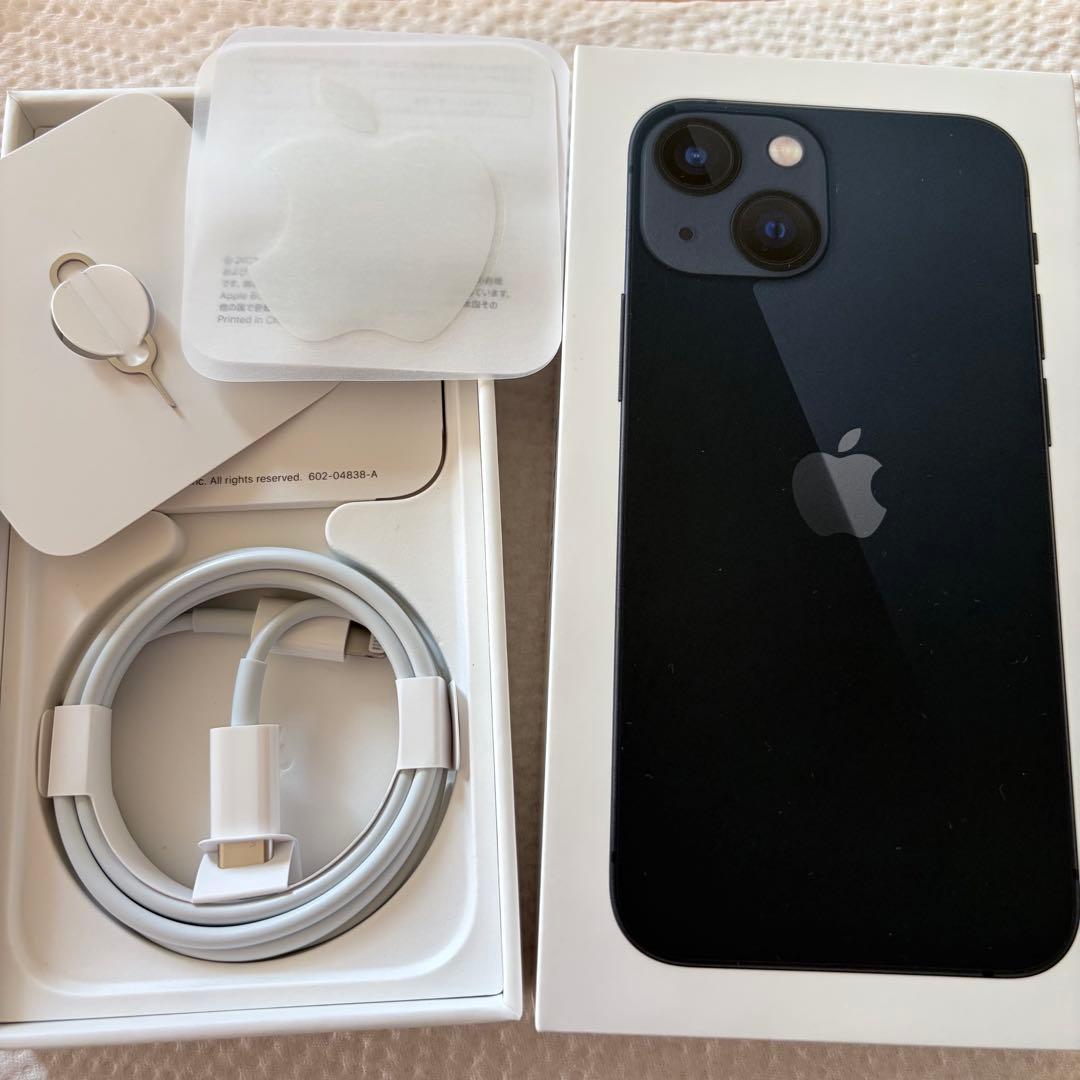 Apple iPhone 13 miniミッドナイト 128GB 付属品全てあり