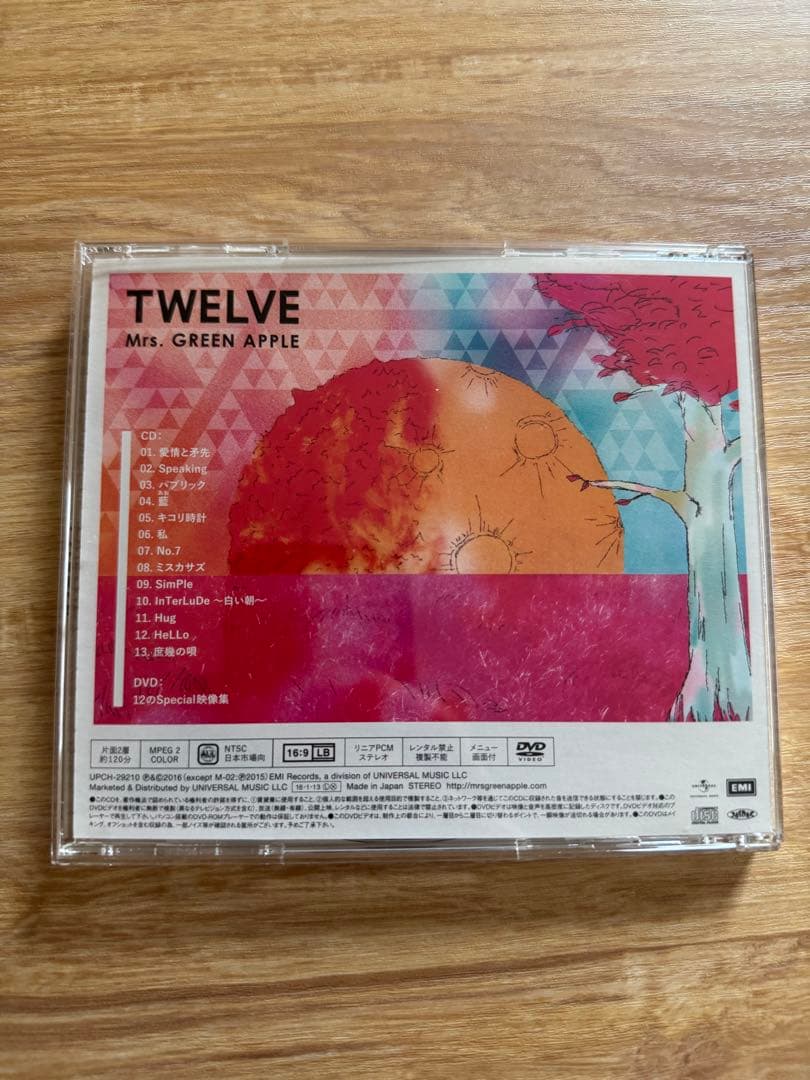 Mrs. GREEN APPLE TWELVE (初回限定盤)
