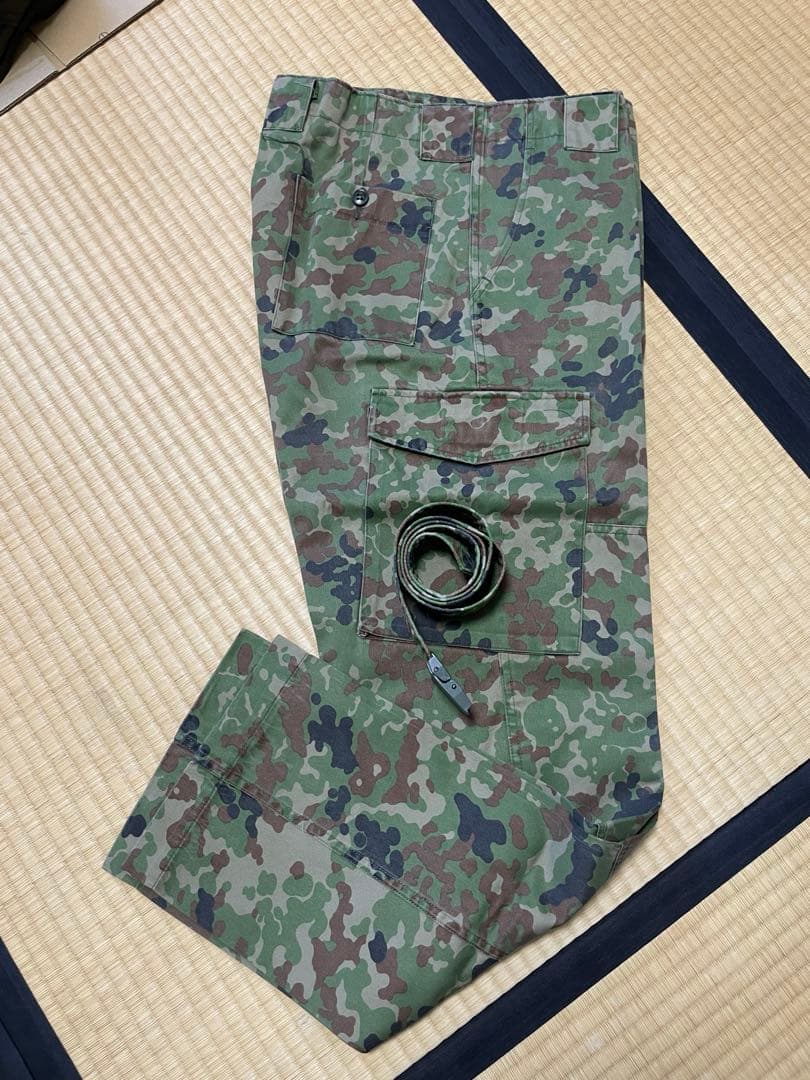 【USED】陸上自衛隊 戦闘服3A相当 半長靴1型 迷彩帽付き PX品
