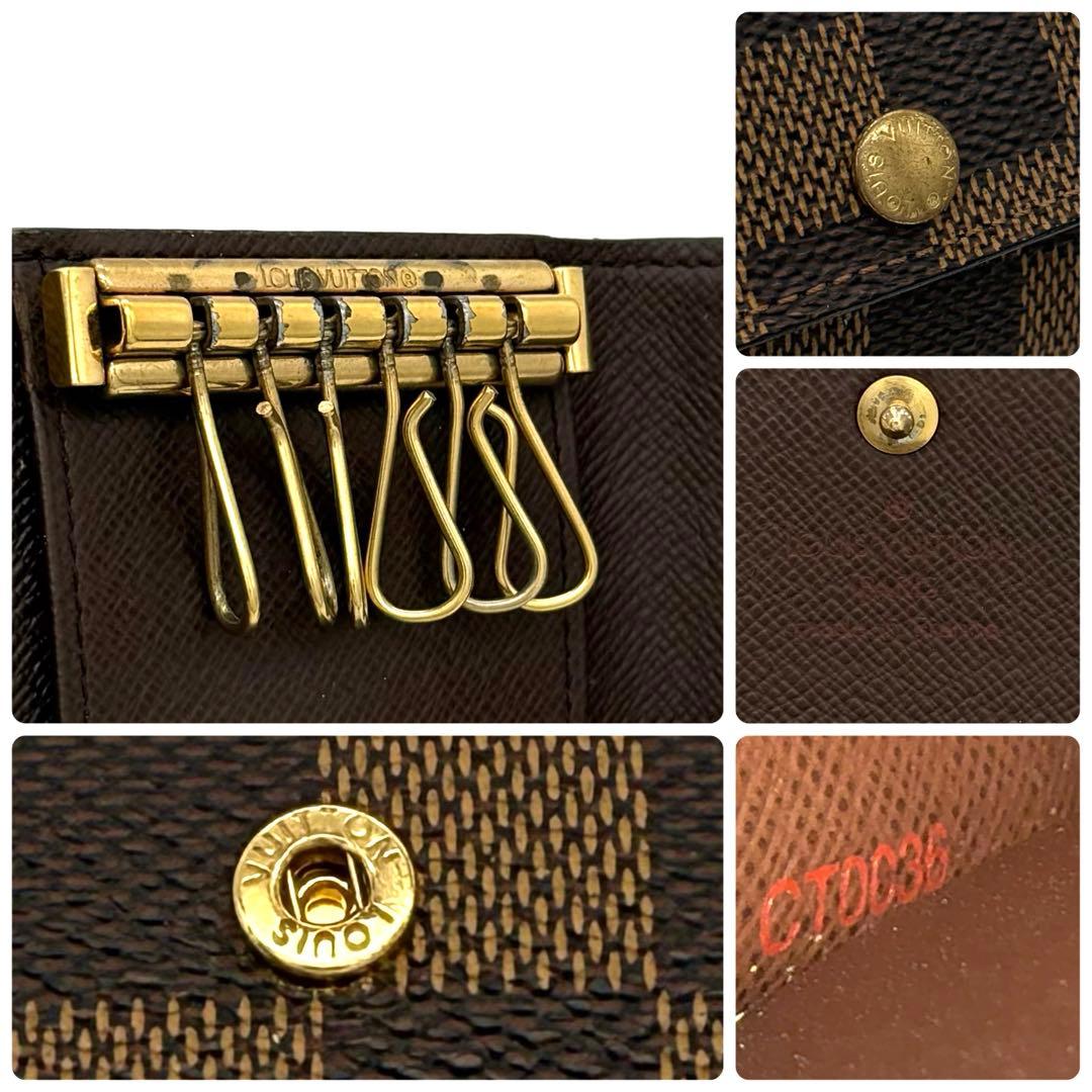 超美品✨ルイヴィトン ダミエ ミュルティクレ6 キーケース6 連