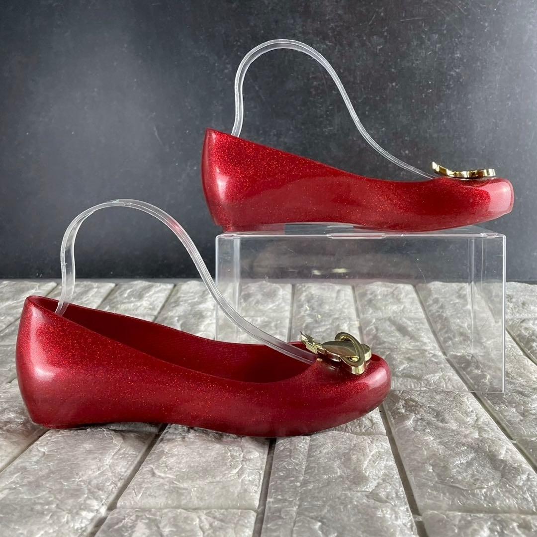 未使用級 ヴィヴィアンウエストウッド メリッサ フラットシューズ ラメ パンプス