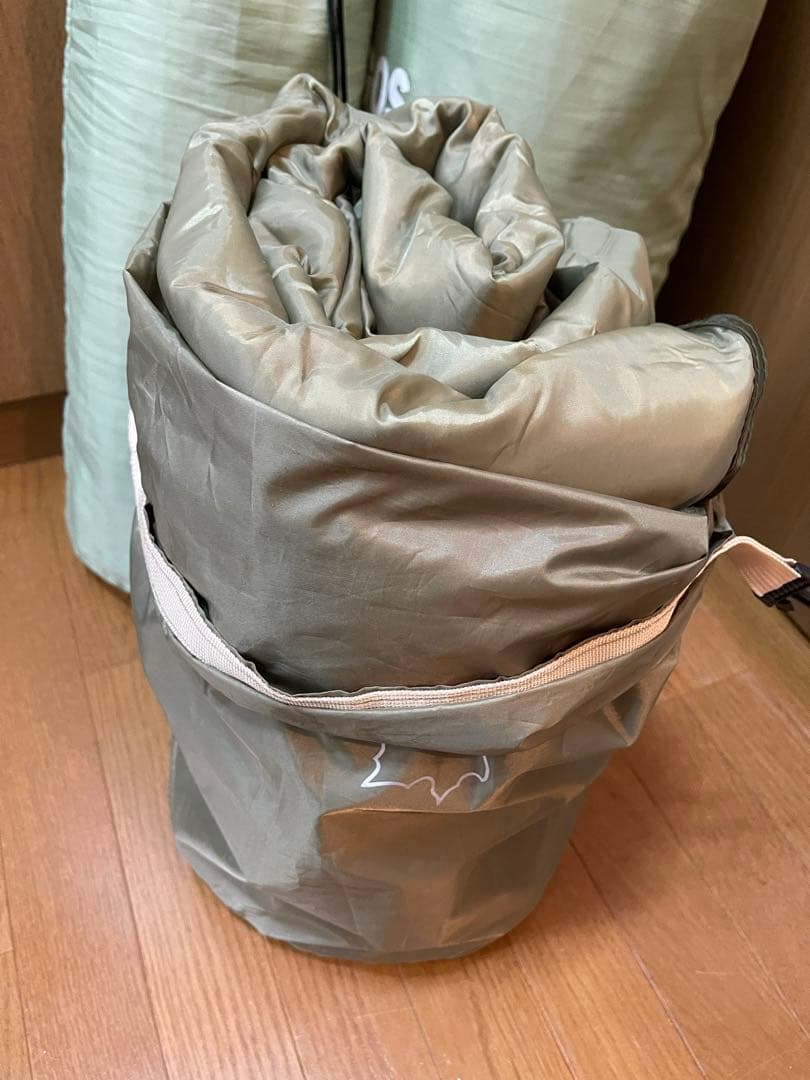 [GWキャンプ:初心者向けテント一式]ロゴス エアマジック(清掃済）＋シート等