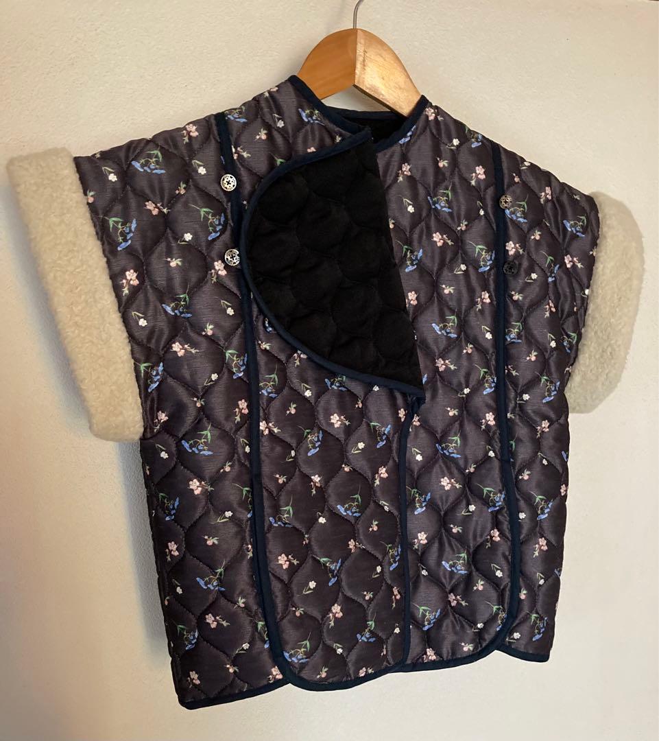 DECO depuis 1985◇FLOWER QUILT VEST