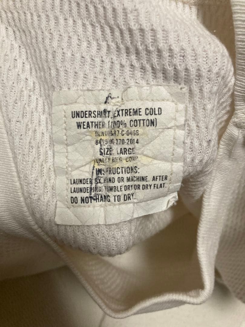 ビンテージ　米軍　80年代　サーマルTシャツ