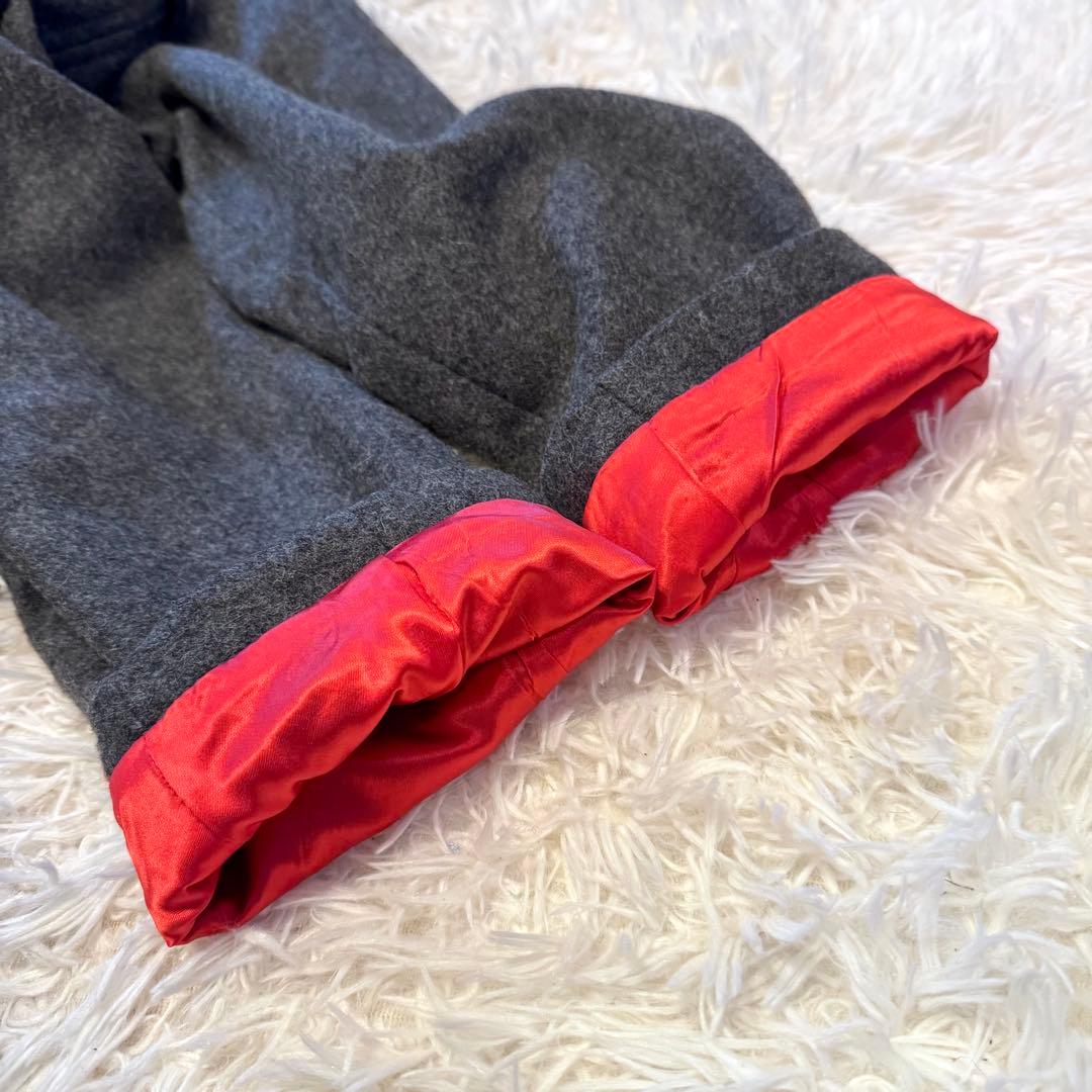 SINACOVA 【裏地 赤】シナコバ ピーコート ダブルブレスト ワッペン L