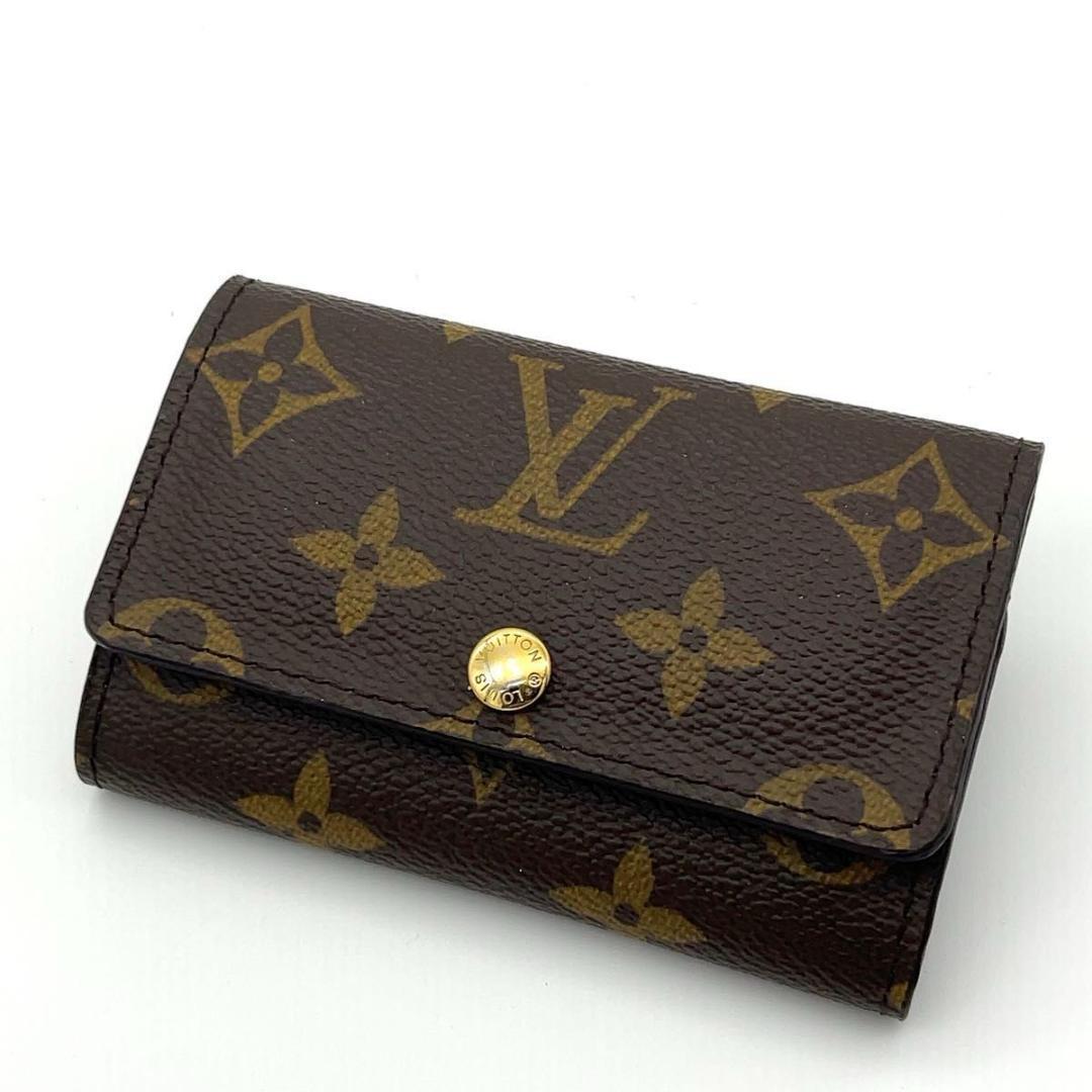 【極美品】ルイヴィトン モノグラム 6連キーケース イニシャル無し