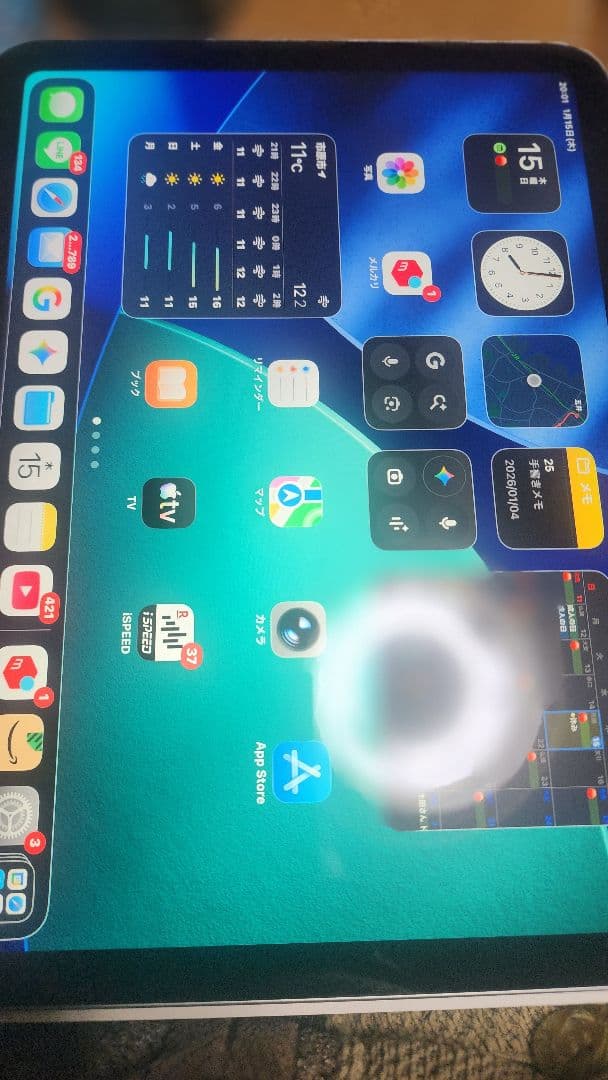 iPad本体A16 約11インチ 超美品 購入１ヶ月未満　ペン　スタンドセット