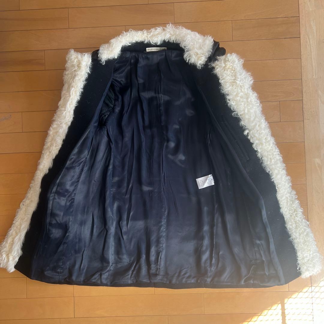 t*u様 バレンシアガ 袖切り替え ダッフルコート BALENCIAGA