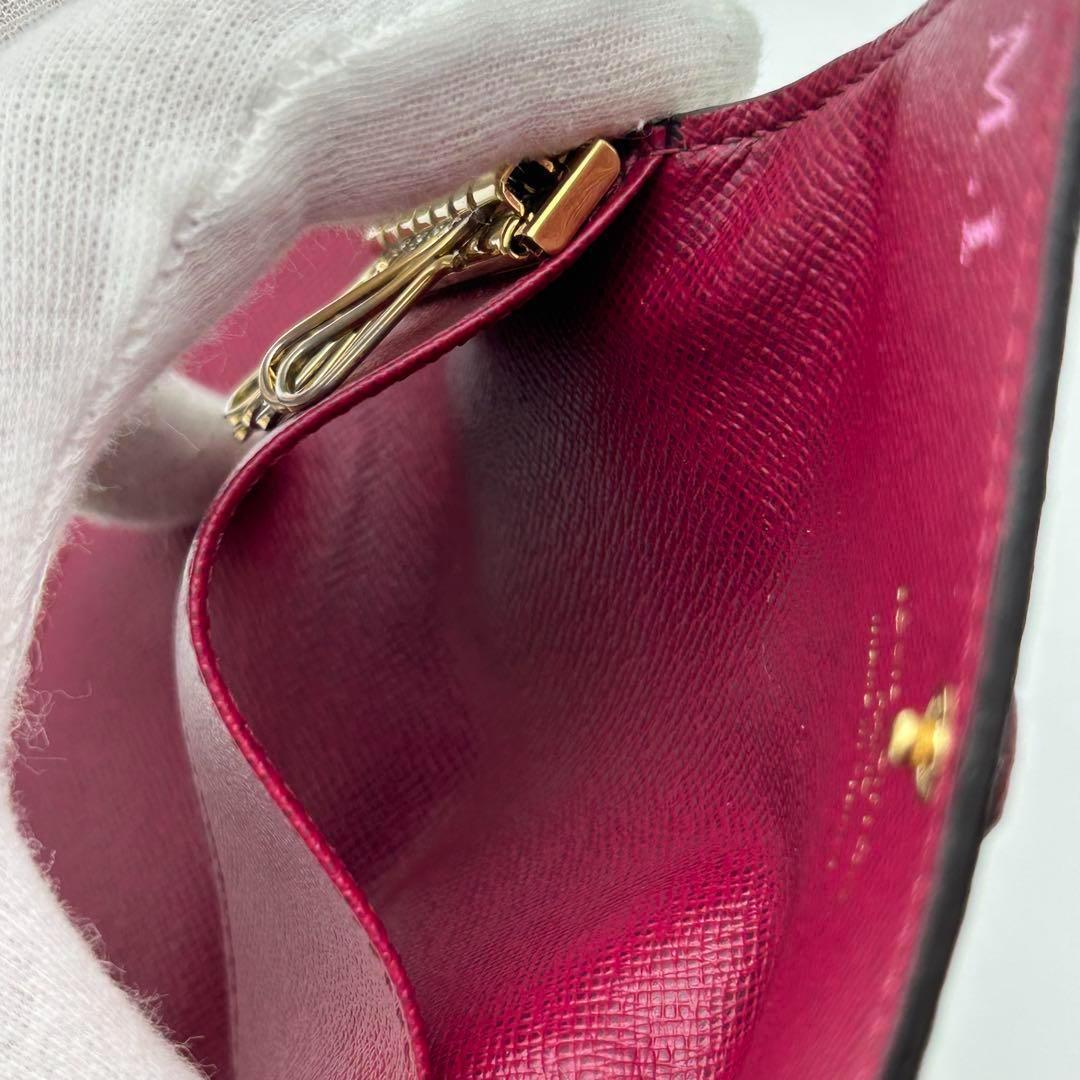 【美品】 ルイヴィトン ミュルティクレ6 フューシャ モノグラム キーケース