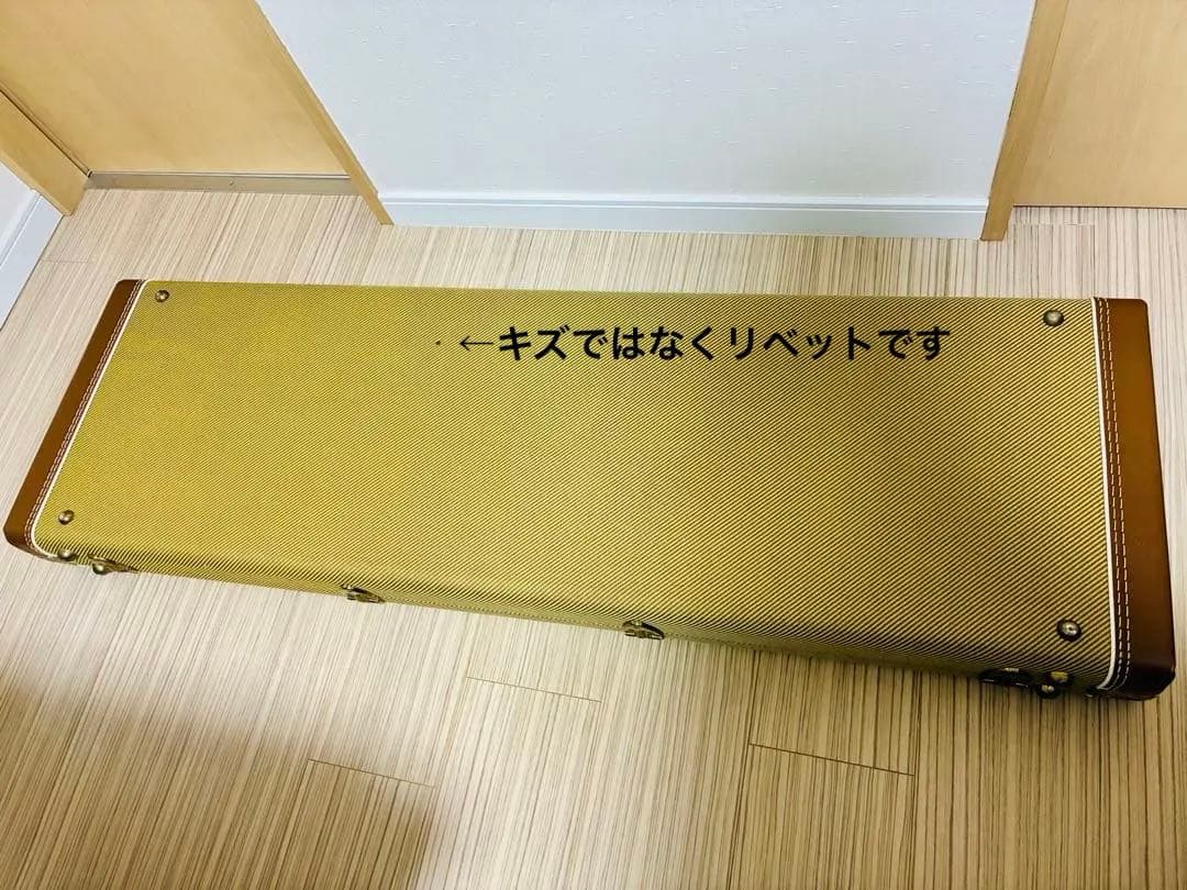 フェンダー　プレシジョンベース　プレベ　ハードケース　ツイード　FENDER