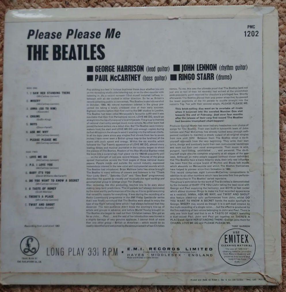 UK盤The Beatles Please Please Me