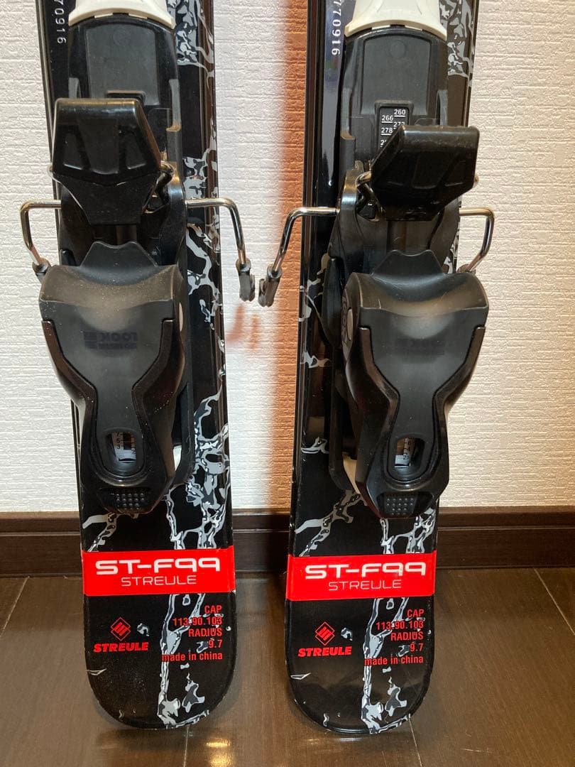 【HOTWAX・チューンナップ済み】STREULE ショートスキー　99㎝
