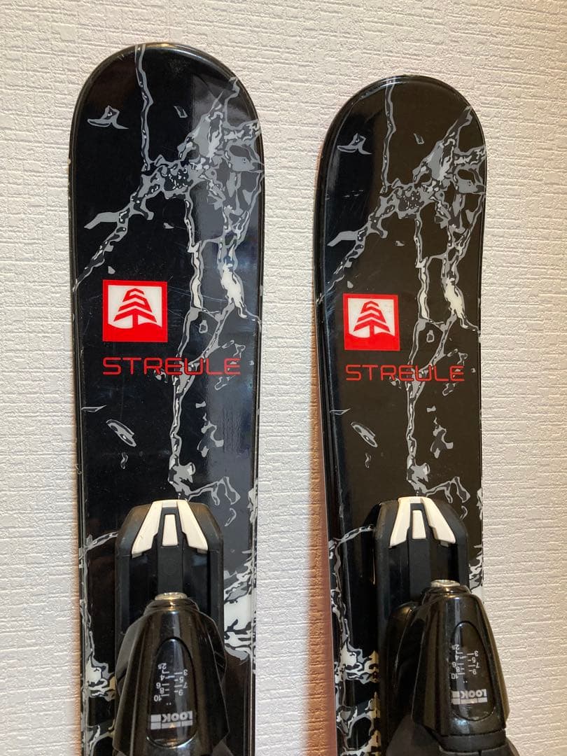【HOTWAX・チューンナップ済み】STREULE ショートスキー　99㎝