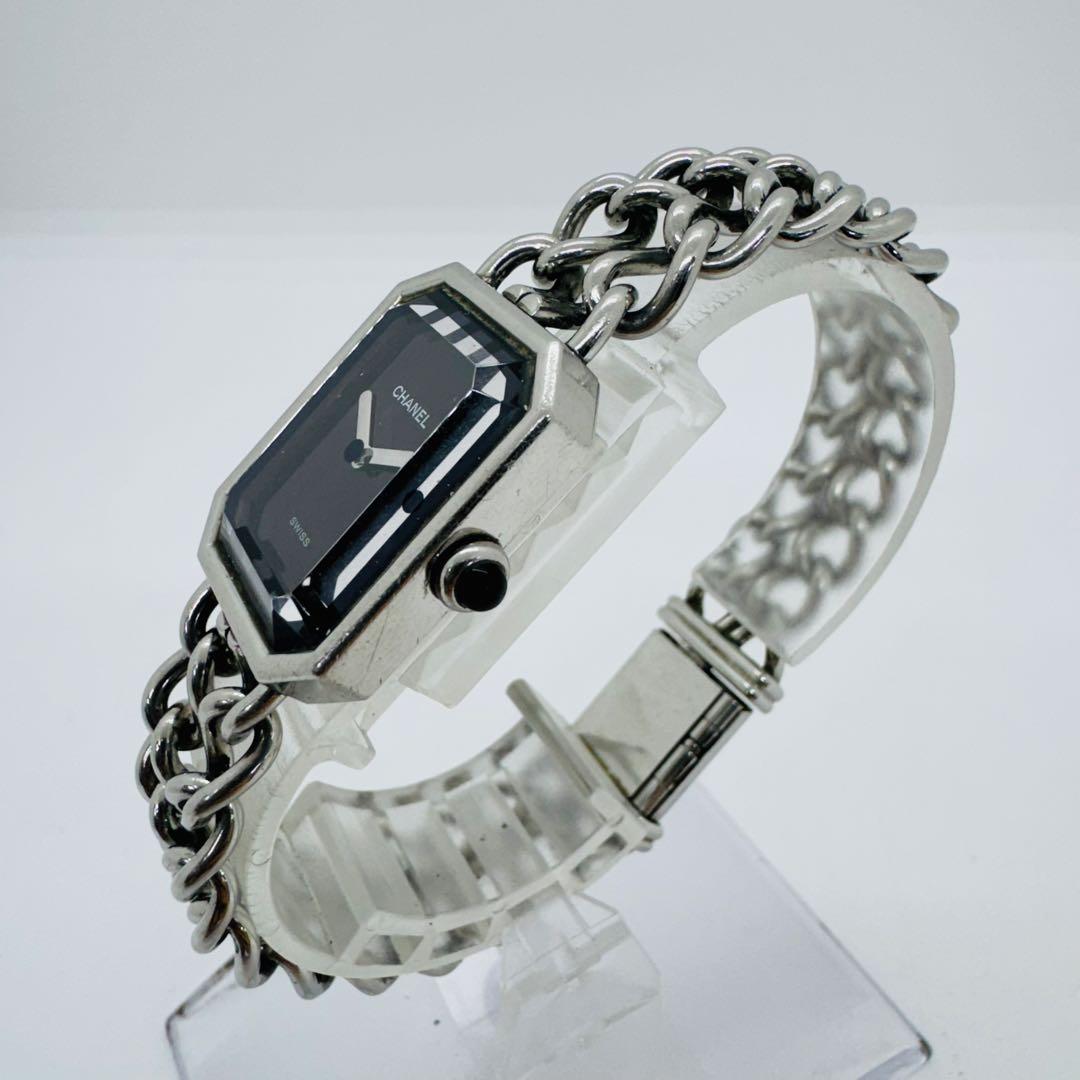 ✨✨CHANEL✨シャネル✨プルミエール✨シルバー✨ブラック文字盤✨腕時計✨