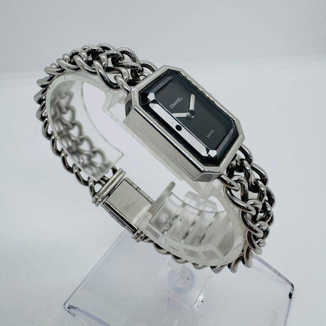 ✨✨CHANEL✨シャネル✨プルミエール✨シルバー✨ブラック文字盤✨腕時計✨