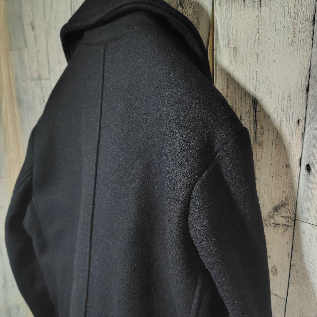 未使用級 Schott 753US Pコート 40 濃紺 スリム ピーコート