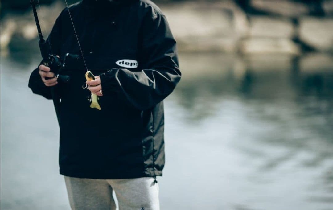 デプス　deps　アノラックパーカー　ナイロンジャケット　L　ブラック