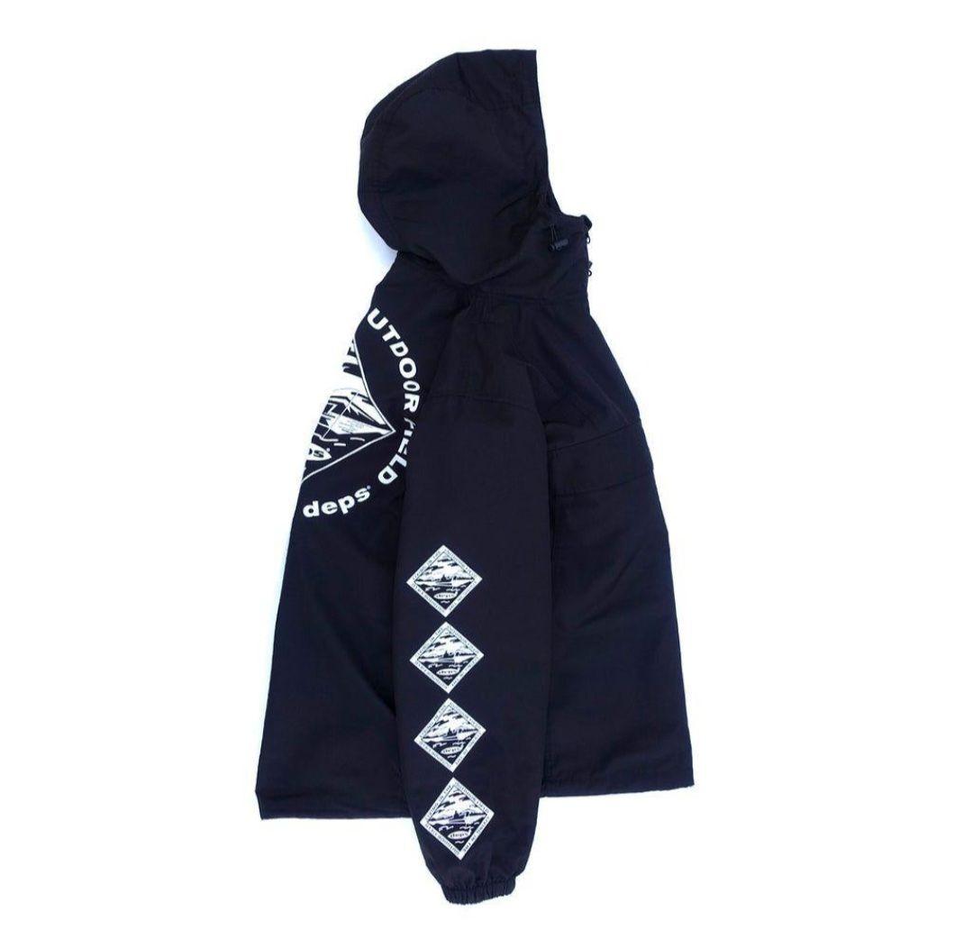 デプス　deps　アノラックパーカー　ナイロンジャケット　L　ブラック