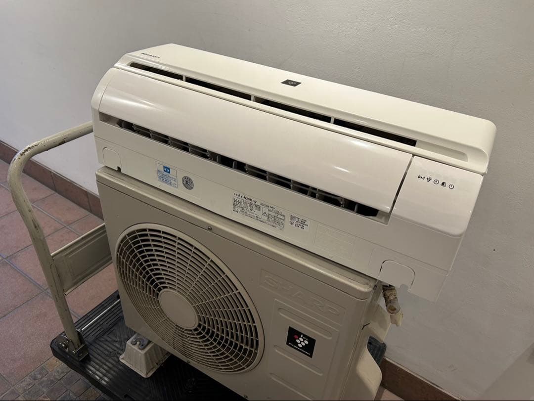 AY-N25D-W 2022年製　8畳用ルームエアコン　室内外機　シャープ