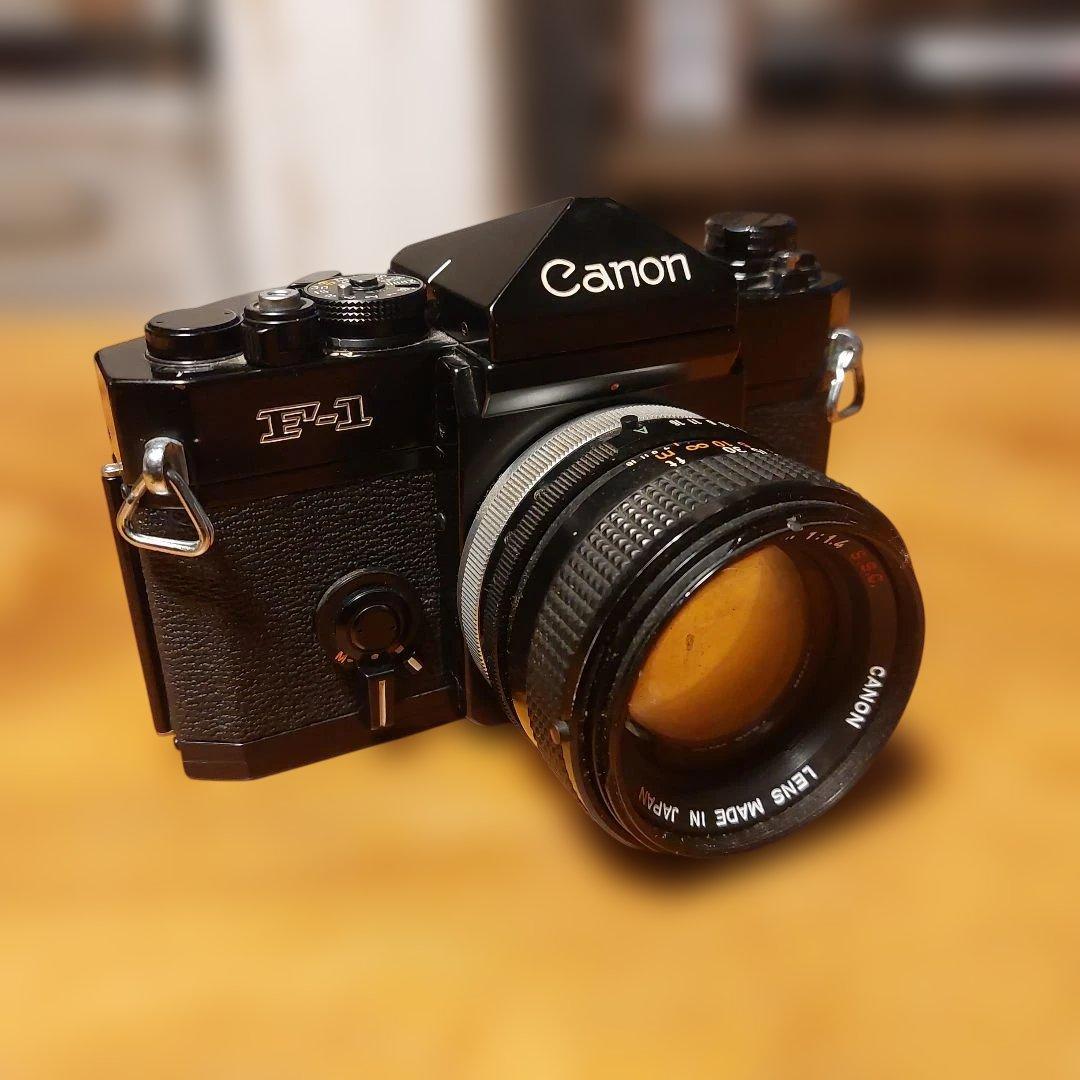 完全ジャンク‼️Canon F-1 フィルムカメラ 50mmレンズ付き
