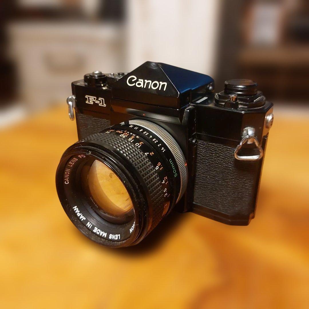 完全ジャンク‼️Canon F-1 フィルムカメラ 50mmレンズ付き