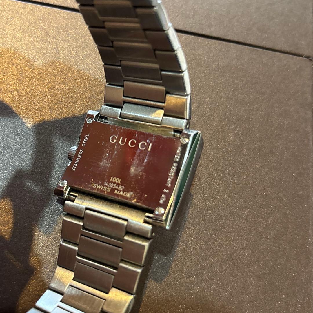 グッチ GUCCI 腕時計 100L ブラック レディース