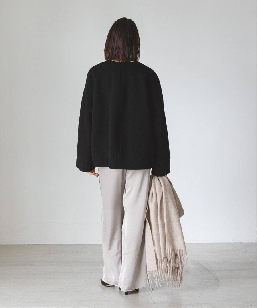 美品　NOBLE MTRショートケープブルゾン 今週終了