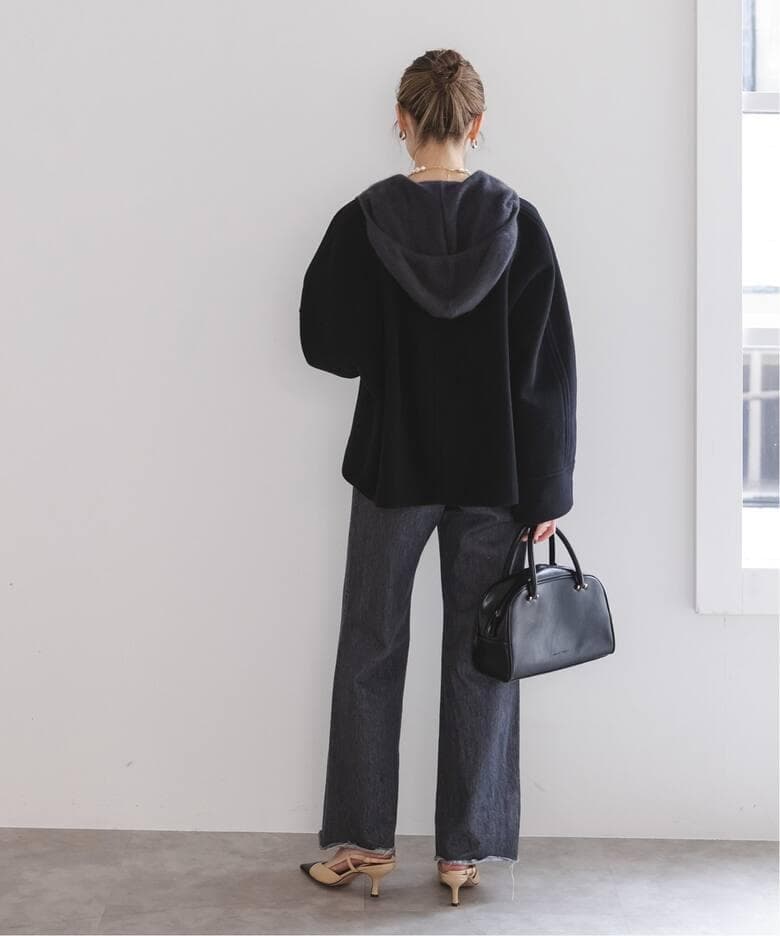 美品　NOBLE MTRショートケープブルゾン 今週終了