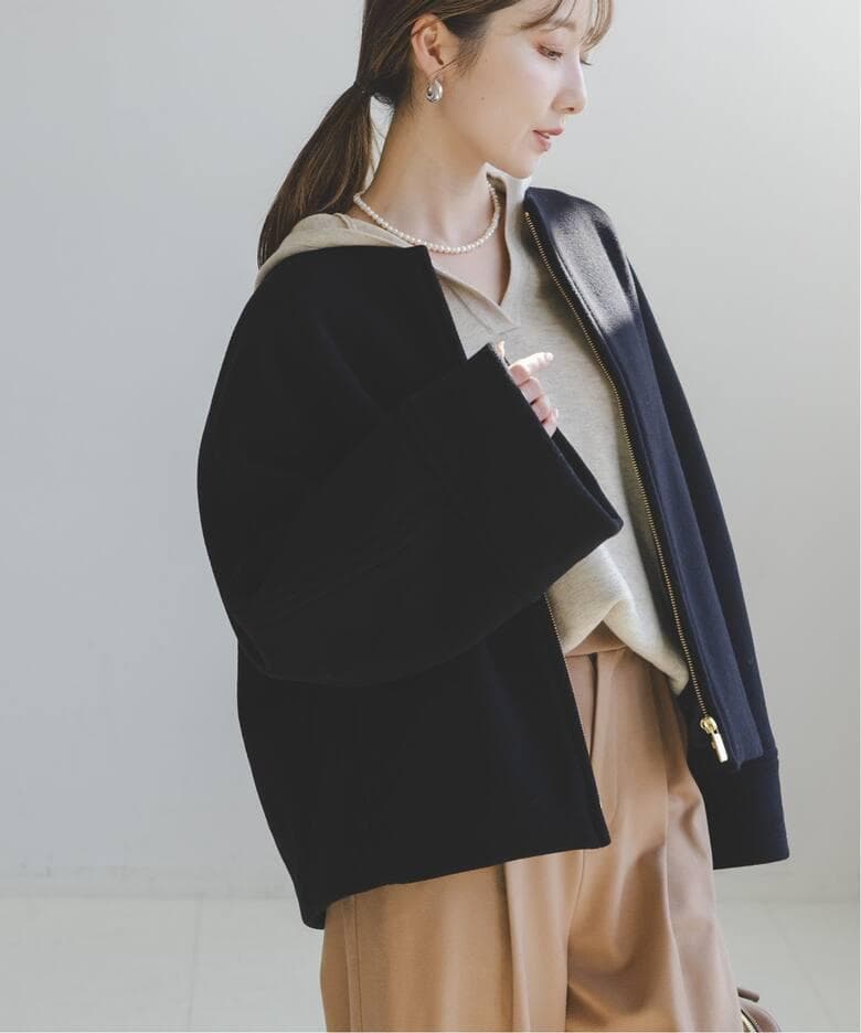 美品　NOBLE MTRショートケープブルゾン 今週終了