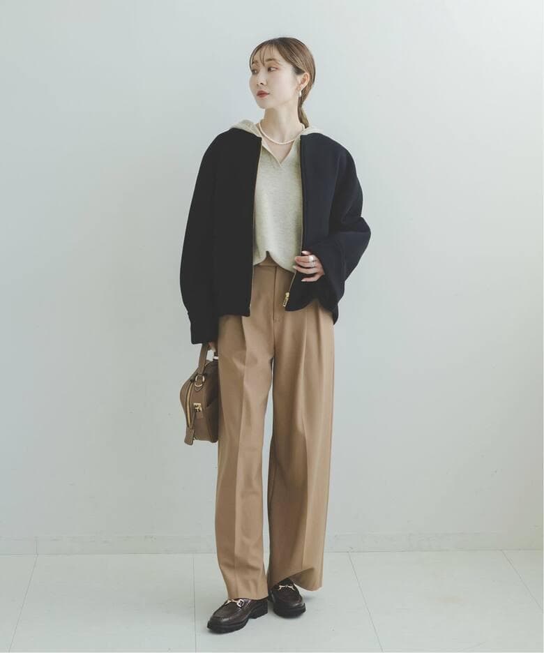 美品　NOBLE MTRショートケープブルゾン 今週終了