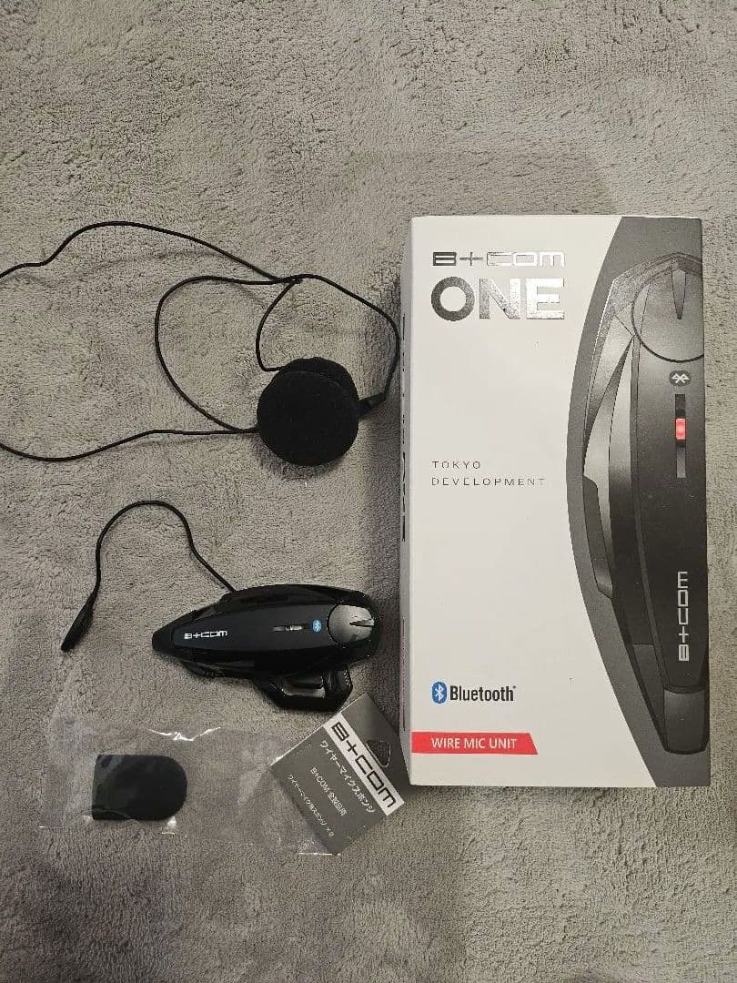 B+COM ONE Bluetooth ヘッドセット　ワイヤーマイク
