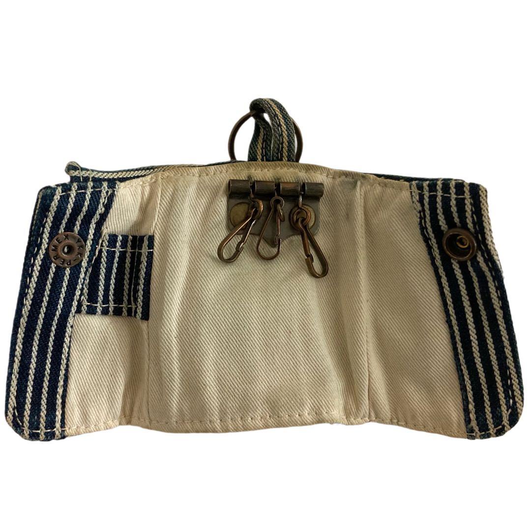 KAPITAL キャピタル ヒッコリー ストライプ キーケース