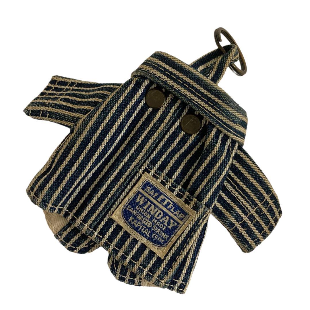 KAPITAL キャピタル ヒッコリー ストライプ キーケース