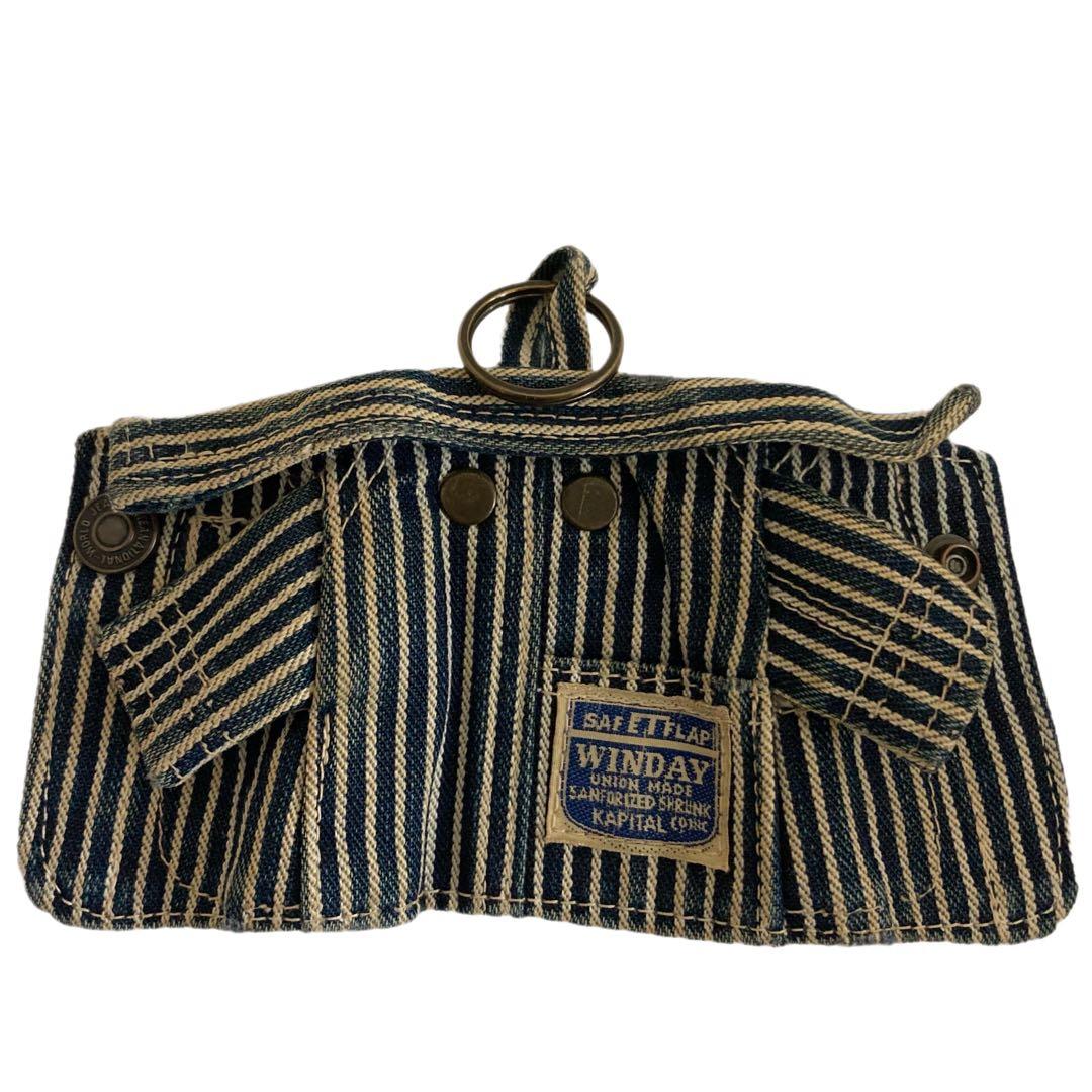 KAPITAL キャピタル ヒッコリー ストライプ キーケース