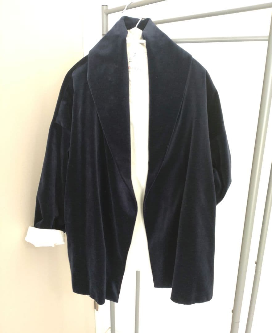 ピン有☆オネット Honnete ショールカラー カーデ ベルベット ジャケット