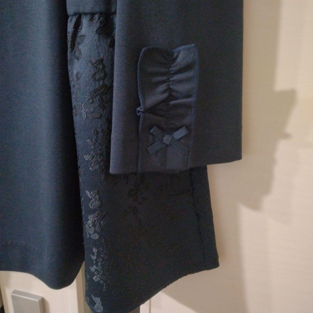 【新品】スーパービューティージャガード織切替 ポンチ素材チュニックカットソー44