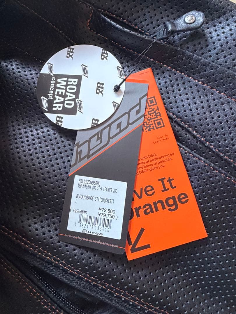 HYOD ブラックバイクジャケット Lサイズ