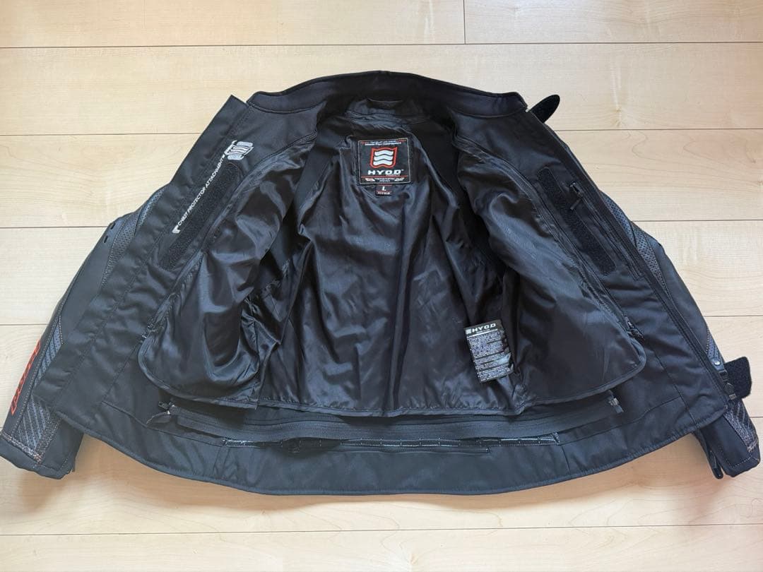 HYOD ブラックバイクジャケット Lサイズ