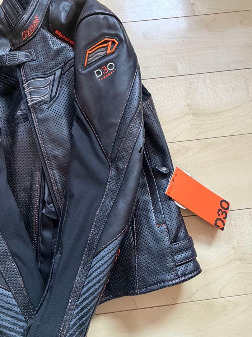 HYOD ブラックバイクジャケット Lサイズ