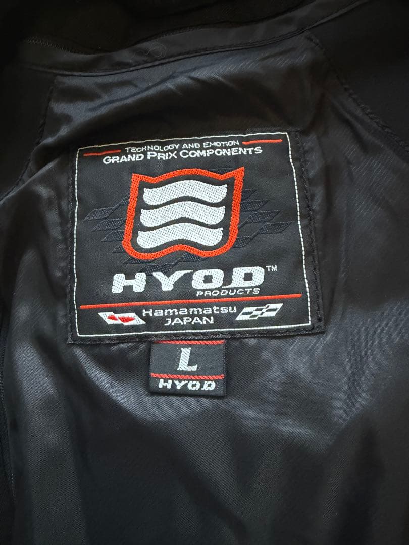 HYOD ブラックバイクジャケット Lサイズ