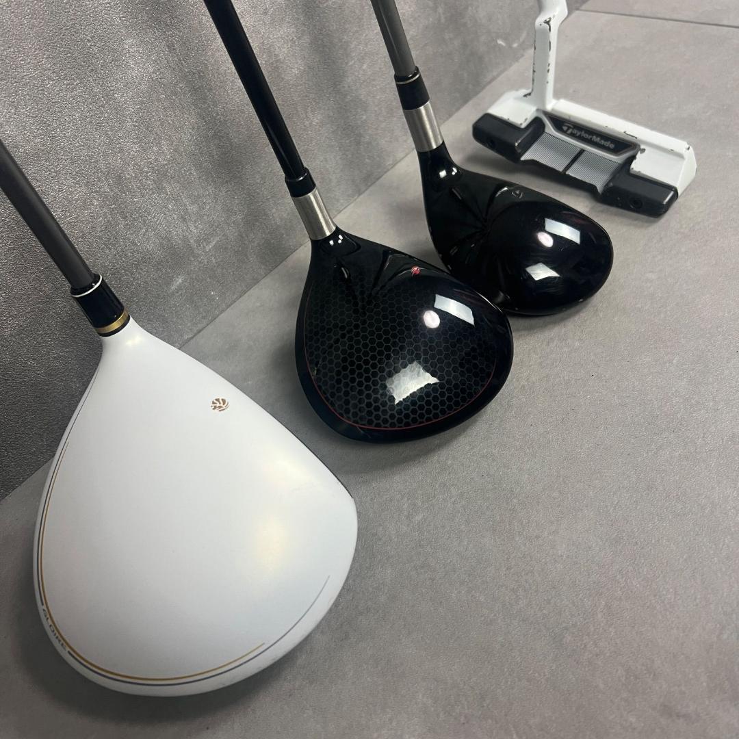 テーラーメイド　タイトリスト　メンズゴルフ14本フルセット　男性　右利き