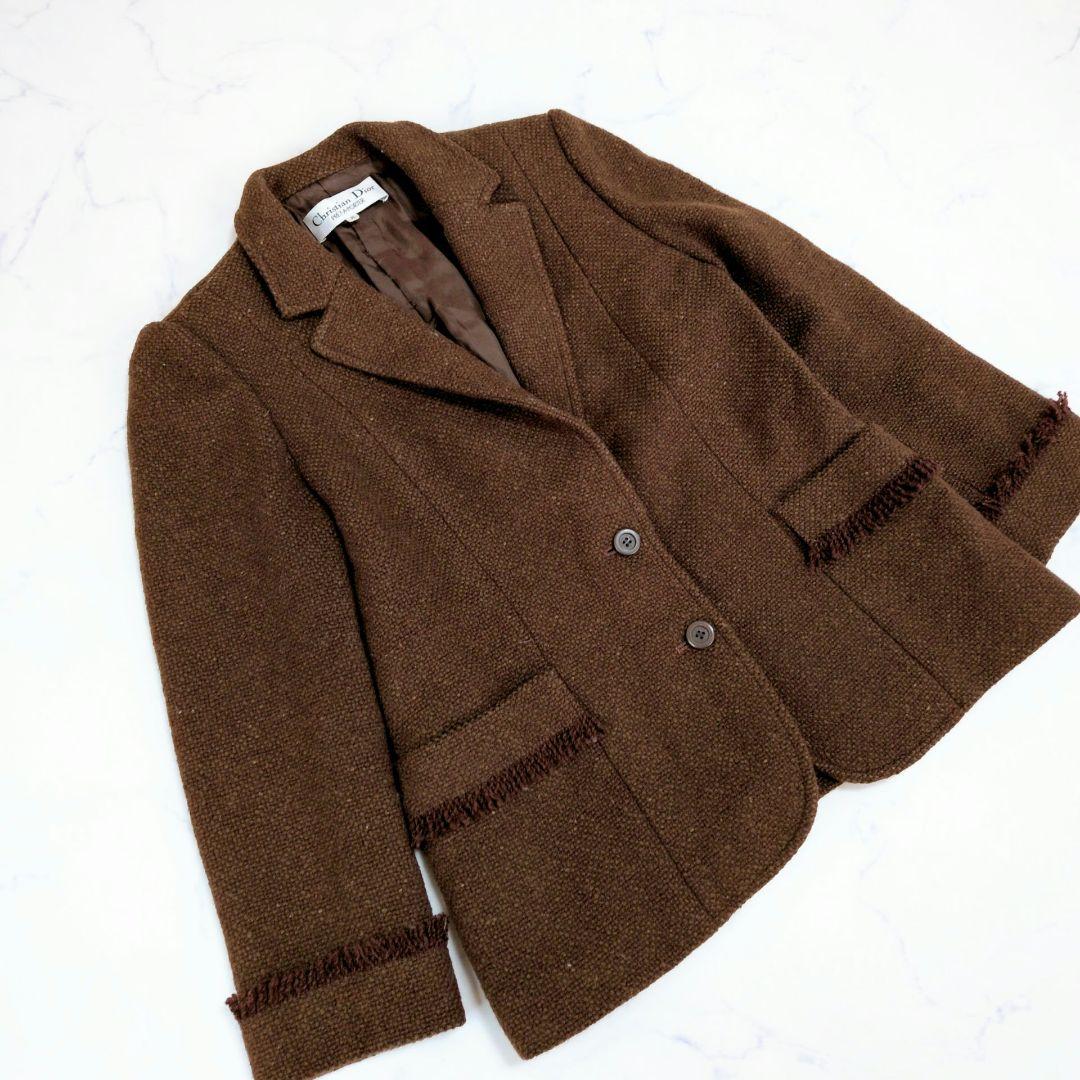 合馬公式アカウント1クリスチャンディオール テーラードジャケット ツイード